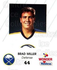 1988-89 Buffalo Sabres Wonder Bread #17 Brad Miller