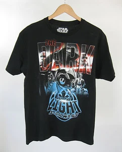 Star Wars Tee The Dark and The Light Black Crew Neck Graphic T-shirt Size L - Picture 1 of 5
