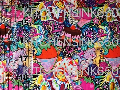 Custom Berry Girl LF  100% Cotton Woven Fabric 1/4 Yard, 10”X56" - Image 1 of 2