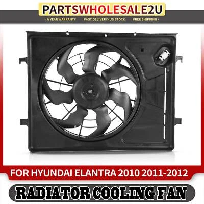 Conjunto de ventilador de radiador con cubierta para Hyundai Elantra 2010-2012 2,0 L hatchback Foto 1 de 4