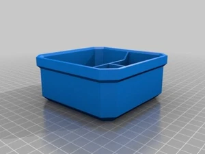 Milwaukee Packout Low Profile Bin/3 different size compartments SEE DESCRIPTION  - Picture 1 of 3