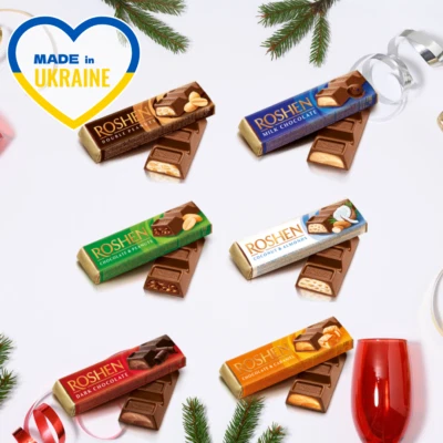 Caja de regalo de amistad con una variedad de golosinas de chocolate ucraniano Foto 1 de 4