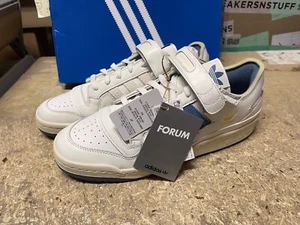 DS MENS ADIDAS FORUM LOW 84 WHITE BLUE GW4333 SZ 12 TAPED BOX AUTHENTIC - Picture 1 of 11