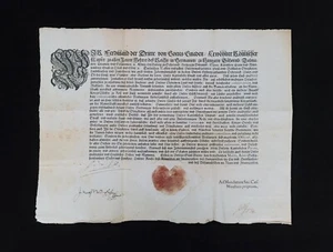 1656 Emperor Ferdinand III Signed Royal Document King Hungary Croatia Royalty HU - Picture 1 of 24