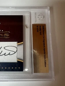 GRADED RAZOR CUT SIGNATURE EDITION SPORTS ICONS 2009 AUTHENTIC BOBBY HULL AUTO - Picture 1 of 4