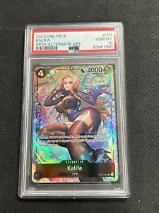 One Piece Kalifa Alt Art OP03-081 Pillars Of Strength PSA 10 - Picture 1 of 2