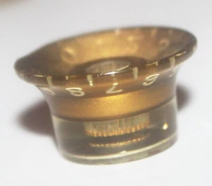 Vintage 1960's Gibson Gold Reflector Knob Les Paul SG ES 1962 - 1970's - Picture 1 of 6