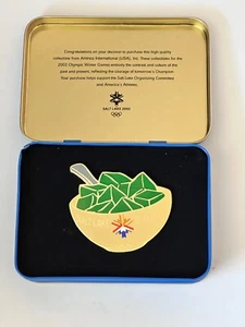 Prendedor de gelatina verde Big Bowl edición limitada de los Juegos Olímpicos SLC 2002 #615/1000 - Imagen 1 de 3