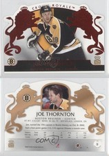 2002-03 Pacific Crown Royale Red Joe Thornton #9