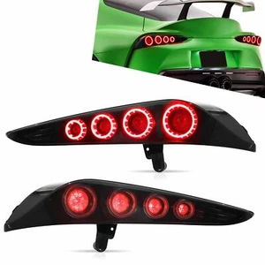 VLAND Smoke LED Tail Lights For 2020-2024 Toyota GR Supra A90/A91 W/Animation - Picture 1 of 14