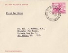 Stamp 1960 Northern Territory 5d Postmaster General cachet FDC to J McEwan M.P
