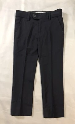 Appaman Dress Pants Boys 4T Black Adjustable Waist Pockets - Image 1 of 4