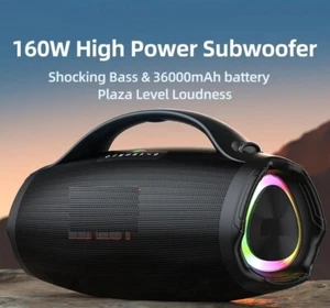 S98 160W Tragbarer Bluetooth Lautsprecher Hohe Lautstärke Wasserdicht 36000mAh Wireless TWS - Bild 1 von 8