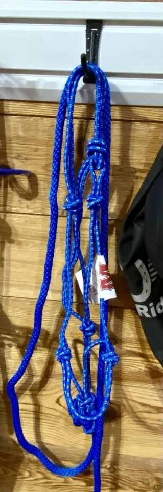 Soporte de cuerda Mustang con plomo, azul real/blanco Foto 1 de 2