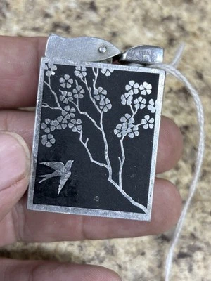 Vintage 1940's EVELYN UPTON Perfume Atomizer BLOCK ALUMINUM Lighter Art Deco  - Image 1 of 4