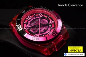 Reloj Invicta Para Hombres Speedway 48mm TRI TIME Cronógrafo Esfera Rosa Negro UNISEX - Imagen 1 de 7