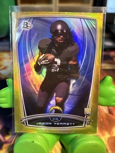 Jason Verrett 2014 Bowman Gold Foil Card /399 #4 - Picture 1 of 3