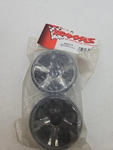 Traxxas 5577A - All-Star 2.8" Black Chrome Wheels (Nitro Front) (2) B128 - Picture 1 of 2