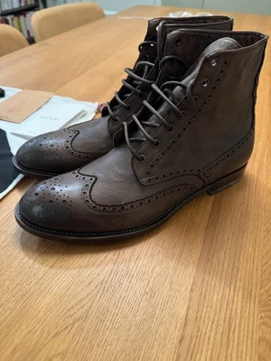 Botas Paul Smith Para Hombre Teñidas en Inmersión Marrón Brogue EE. UU. 9.5 UK 8.5 EU 42.5 NUEVAS EN CAJA Foto 1 de 4