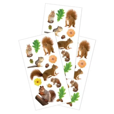 Pegatinas ardilla casa de papel ardilla otoño álbumes de recortes diarios planificadores Foto 1 de 4