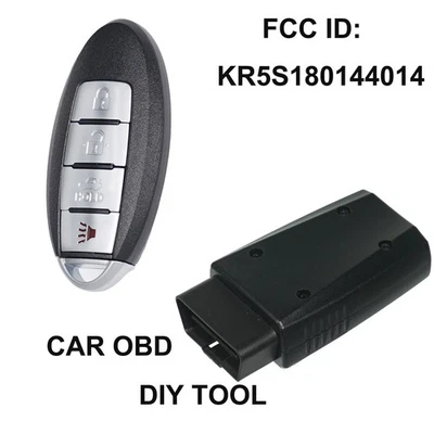 For 2013 2014 2015 Nissan Altima Smart 4B Remote Key Fob Kit Tool  KR5S180144014 - Изображение 1 из 4