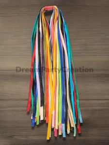 35 verschiedene Farben SCHROTT Satin PICOT Double Face 3/8" Band 1 Yard jede Farbe - Bild 1 von 1