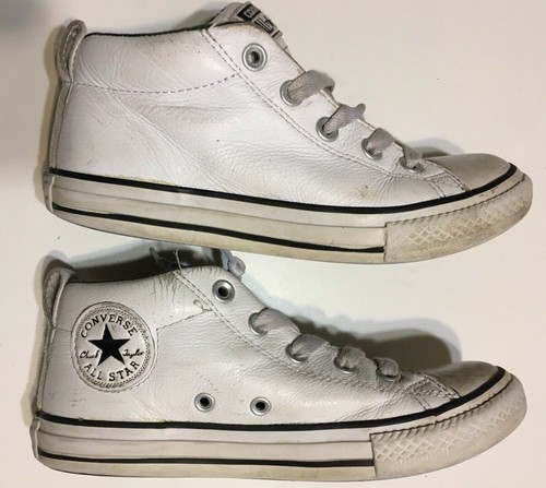 sneaker converse bambino taglia 2 bianco chuck taylor all star in pelle