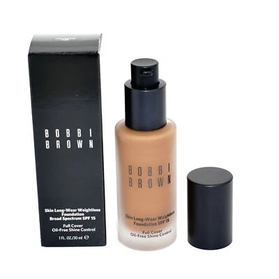 BOBBI BROWN SKIN LONG-WEAR WEIGHTLESS FOUNDATION-AUTHENTIC NIB - Image 1 of 3