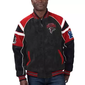 Atlanta Falcons NFL G-III Herren große Snap-Up Polyvinyl Unijacke - Bild 1 von 2