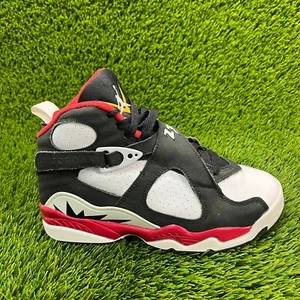 Nike Air Jordan 8 Paprika Womens Size 6.5 Red Black Athletic Shoes Sneakers - Picture 1 of 9