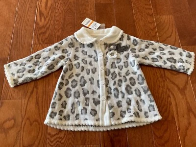 Chaqueta Suéter Bebé Gris y Blanco Nueva con Etiquetas, 12 meses Primeras impresiones Foto 1 de 3