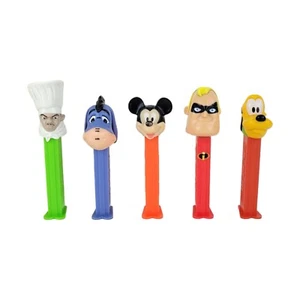 PEZ Spender Disney Konvolut Pluto, Eeyore, Mr Incredible, Mickey Mouse & Skinner - Bild 1 von 5