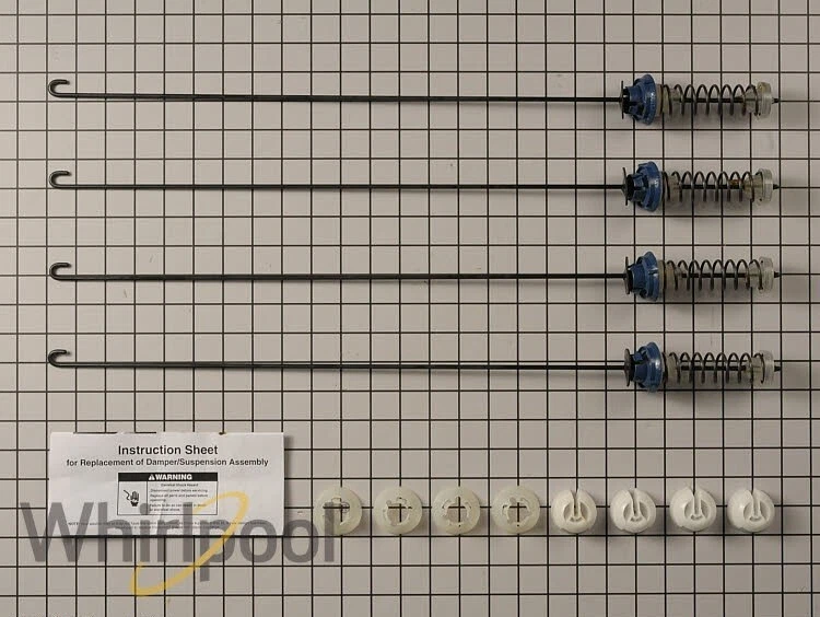 Nuevo kit de varilla de suspensión para lavadora Whirlpool genuina de caja abierta W10820048 Foto 1 de 1