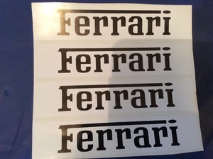 4x Calcomanías Ferrari Racing - Slotcar trackside 4x calcomanías - Scalextric  - Imagen 1 de 1