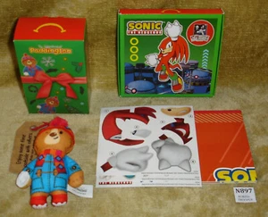 2x NUEVO MCDONALDS 2023 JUGUETES BOBBLE SOMBRERO PADDINGTON OSO Y NUDILLOS SÓNICOS DIFÍCIL DE ENCONTRAR - Imagen 1 de 6