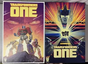 (2) TRANSFORMERS ONE Movie Posters 18"x12" Optimus Prime Promo 2024 - Picture 1 of 8