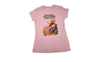 Smokey The Bear Juniors Remember: There Are Babes In The Woods Shirt New S,L,2XL - Picture 1 of 7