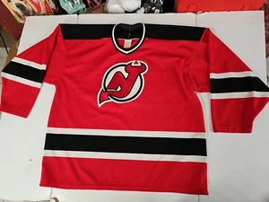 Vintage New Jersey Devils Trikot Herren XX Large rot Hockey Trikot CCM Maska 90s - Bild 1 von 8