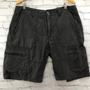 Eddie Bauer Mens Cargo Shorts Gray Sz 36  - Picture 1 of 11
