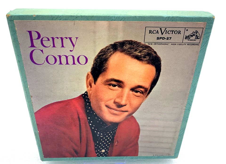 Perry Como 10 Record Boxed Set Booklet Pictures 45 RPM Vintage - Image 1 of 4