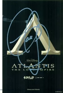 CARTOLINA PROMOZIONALE AUTOGRAFA #2 - DISNEY'S ATLANTIS - CLAUDIA CHRISTIAN - BABILONIA 5 - Foto 1 di 1