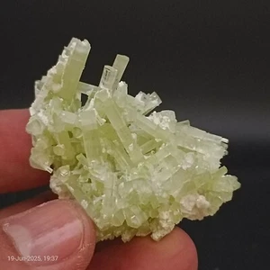 30 Grams Natural Green Tourmaline Crystal Bunch Specimen Minerals for home decor - Picture 1 of 6