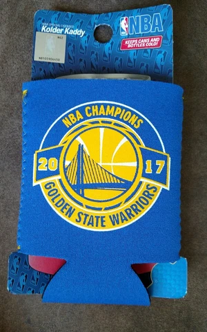 Golden State Warriors 2017 NBA Finals Champions Collapsible Can Cooler - NBA Cover