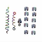 3/10/13pcs Spiral Snake Viking Beads Dreadlock Beads  European and American