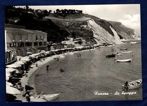 NUMANA LA SPIAGGIA - CARTOLINA NON VIAGGIATA - Bild 1 von 2