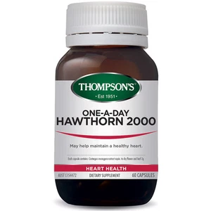 THOMPSON'S - HAWTHORN 2000 60C - MAY HELP MAINTAIN A HEALTHY HEART - Picture 1 of 1