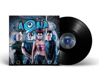 Aqua "Aquarius" 2022 black vinyl LP (album vinyle noir 2022) Cartoon Heroes... - Photo 1/4