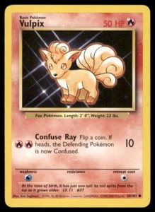 Vulpix Base Set #068/102 Lightly played Pokemon Card - Picture 1 of 2