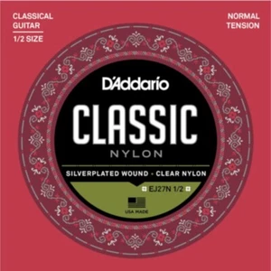 D'Addario EJ27N1/2 klassische Nylon-Gitarrensaiten 1/2 GRÖSSE - NORMALE Spannung - Bild 1 von 4