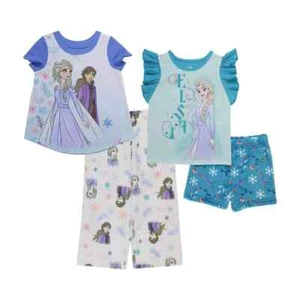Disney Frozen Kids Girls 4-piece Pajama Set - 1563695 - Picture 1 of 7